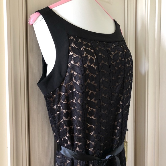 Perceptions New York Black Lace Midi Dress NWT - Picture 5 of 8